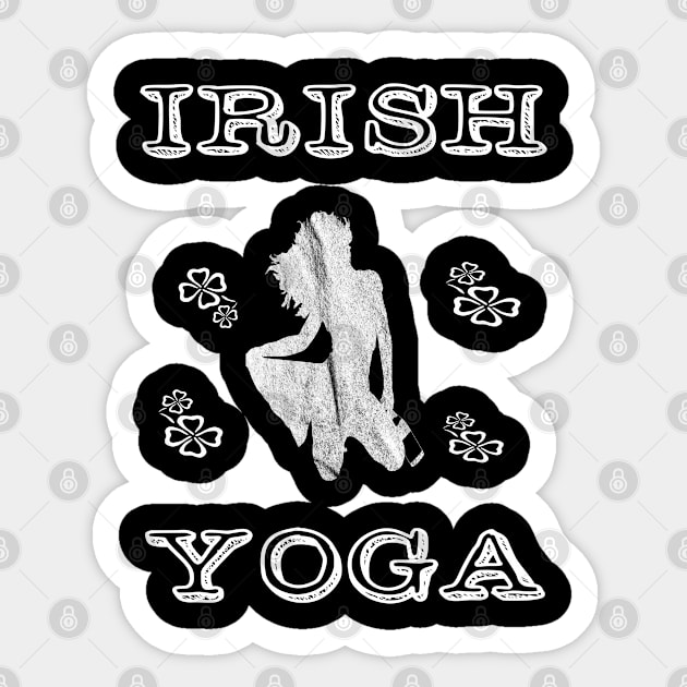 Funny St Patrick Paddy's Day Irish AF Sticker by familycuteycom